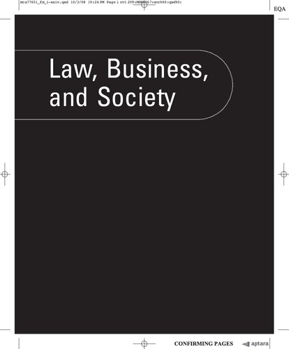 Law, Business, and Society