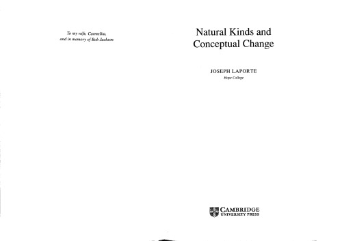 Natural Kinds and Conceptual Change