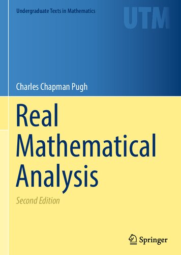 Real Mathematical Analysis