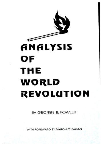 Analysis Of The World Revolution