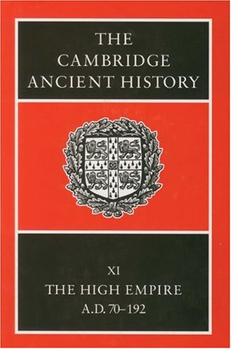 The Cambridge ancient history. The High Empire 70-192