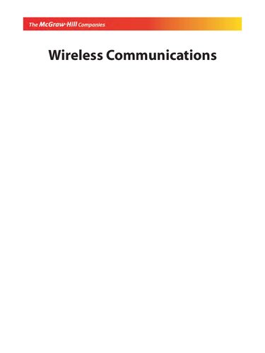 Wireless Communications