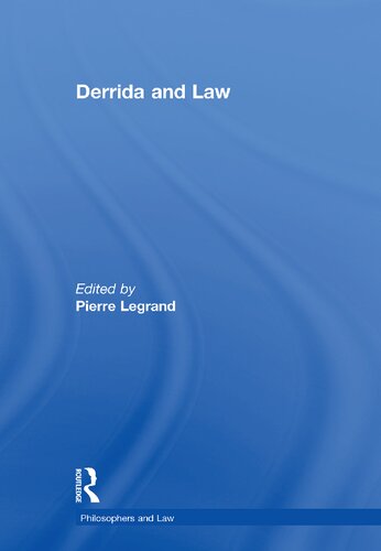 Derrida and Law