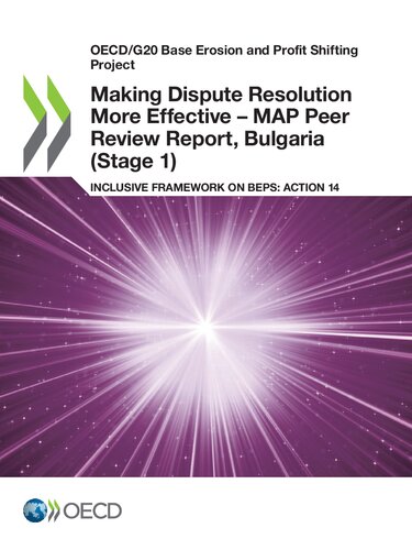 Making Dispute Resolution More Effective - MAP Peer Review Report, Bulgaria (Stage 1)