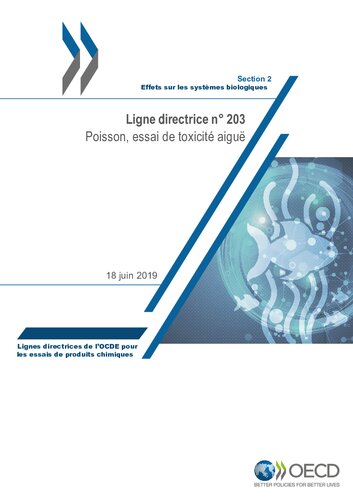 Essai n° 203: Poisson, essai de toxicité aiguë