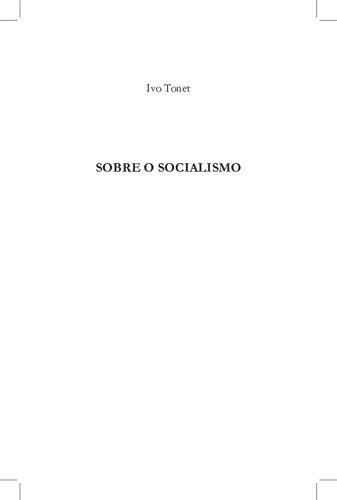 Sobre o socialismo