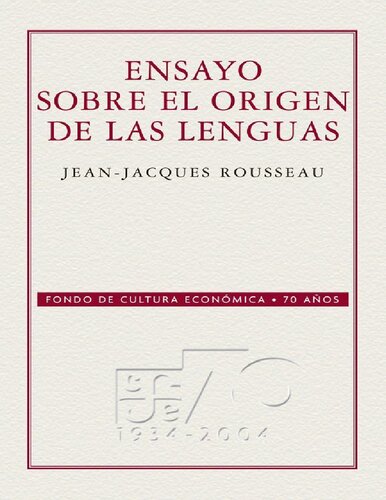 Ensayo sobre el origen de las lenguas