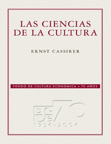 Las ciencias de la cultura