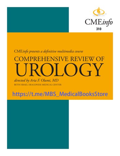 CMEinfo Comprehensive Review of Urology 2018