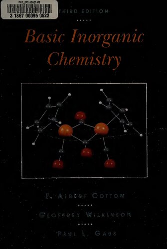 Basic Inorganic Chemistry, 3rd Edition