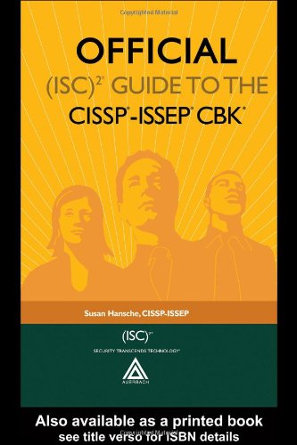 Official (ISC) 2 Guide to the CISSP-ISSEP CBK