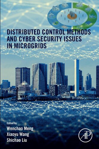 Distributed Control Methods and Cyber Security Issues in Microgrids