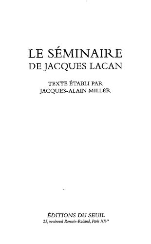 Le Séminaire, Livre XIX : ... ou pire