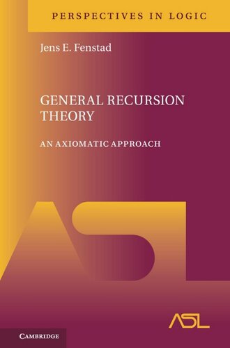 General Recursion Theory: An Axiomatic Approach