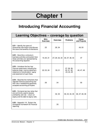 Financial Accounting Solutions Manual