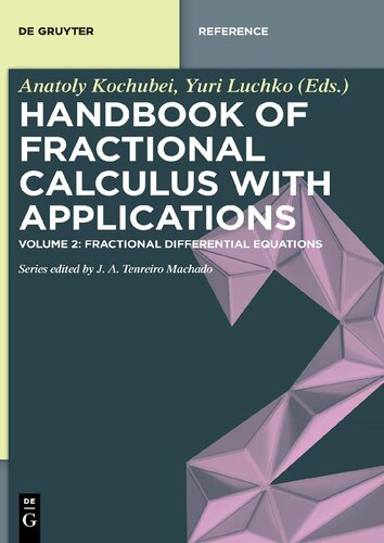 Handbook of Fractional Calculus with Applications: Fractional Differential Equations (De Gruyter Reference)