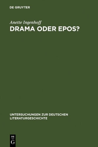 Drama oder Epos?: Richard Wagners Gattungstheorie des musikalischen Dramas