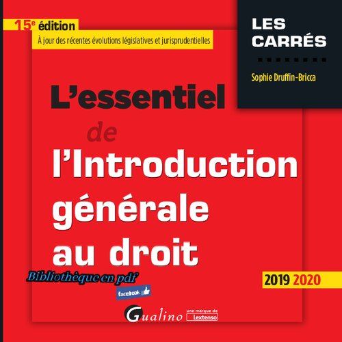 L’essentiel de l’introduction générale au droit