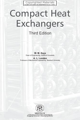 Compact Heat Exchangers