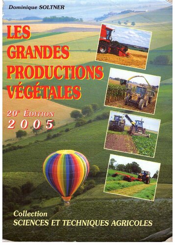 Les grandes productions végétales