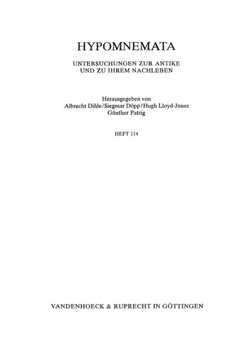 Theocritus, Dioscuri (Idyll 22): Introduction, Text, And Commentary