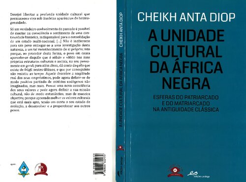 A Unidade Cultural da África Negra. Esferas do patriarcado e do matriarcado na Antiguidade Clássica