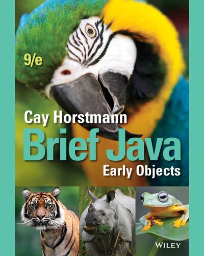 Brief Java: Early Objects