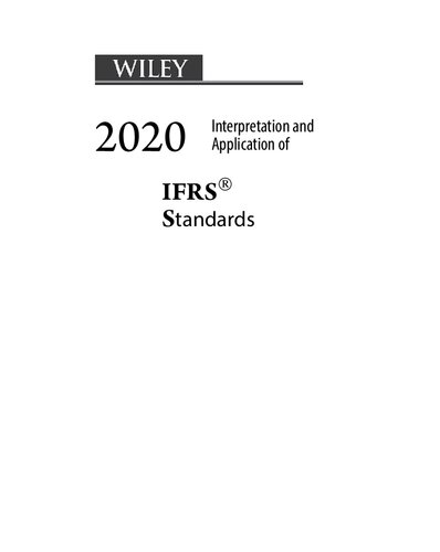 Wiley Interpretation and Application of IFRS Standards 2020