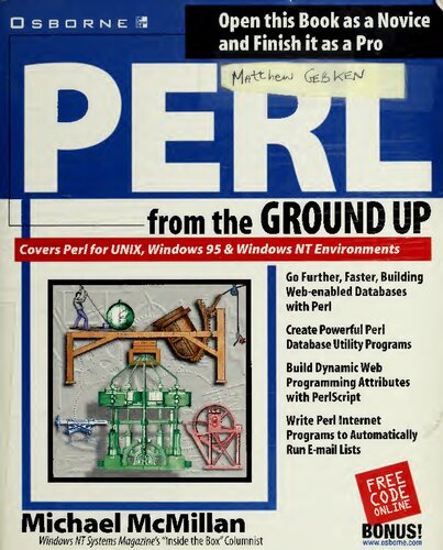 Perl from the Ground Up