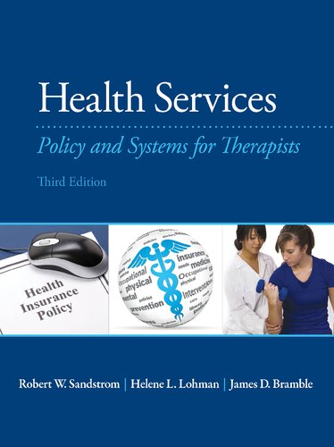 Health services : policy and systems for therapists