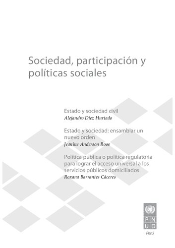 Sociedad, participación y políticas sociales