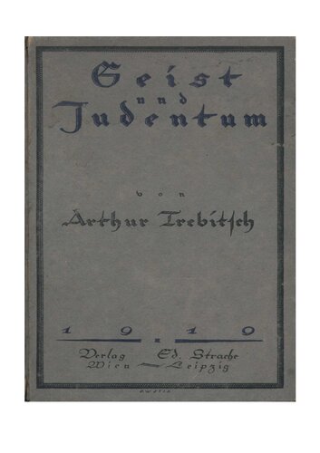 Geist und Judentum