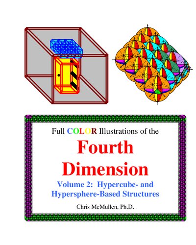 Full Color Illustrations of the Fourth Dimension, Volume 2: Hypercube- and Hypersphere-Based Objects