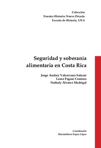 Seguridad y soberanía alimentaria en Costa Rica