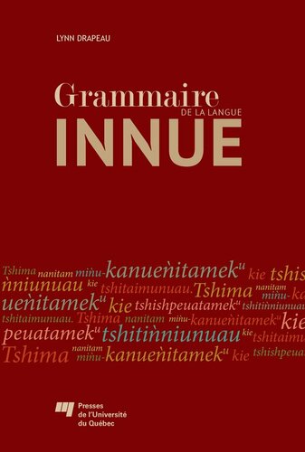 Grammaire de la langue innue