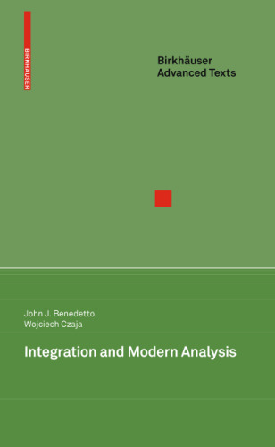 Integration and Modern Analysis