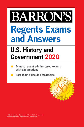 Regents Exams and Answers: U.S. History and Government 2020 (Barron's Regents NY)