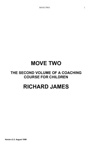 Move Two The Second Volume of a Coaching Course for Children