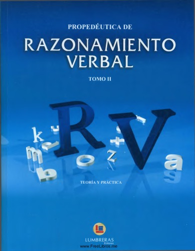 RAZONAMIENTO VERBAL TOMO II