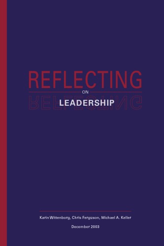 Reflecting on leadership