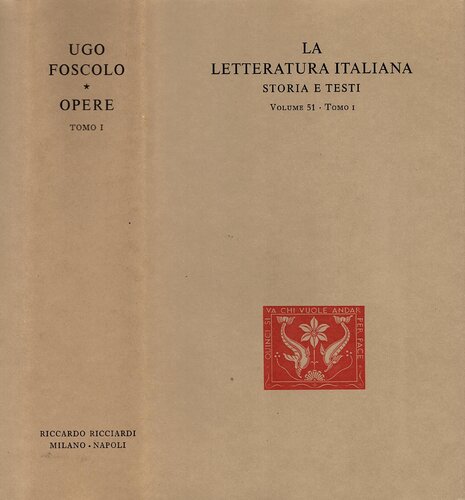 La letteratura italiana. Storia e testi. Opere