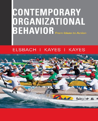 Contemporary organizational behavior : from ideas to action