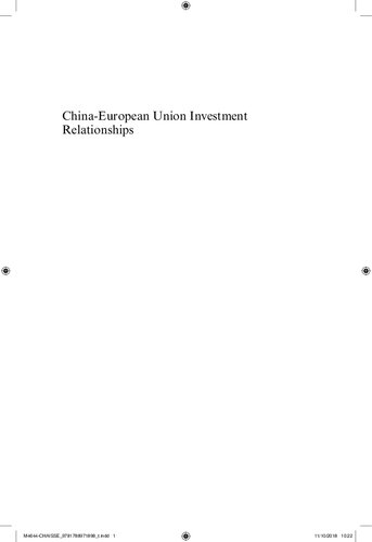 China-European Union Investment Relationships: Towards a New Leadership in Global Investment Governance?