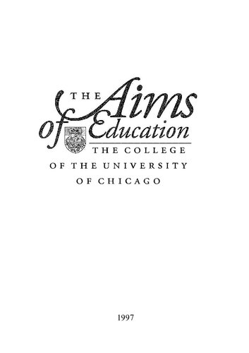 The Aims of Liberal Education