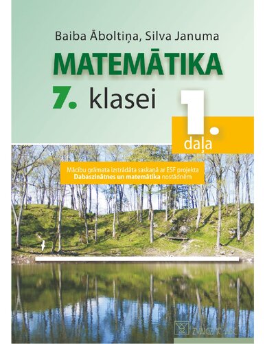 MATEMĀTIKA 7. KLASEI. 1. daļa