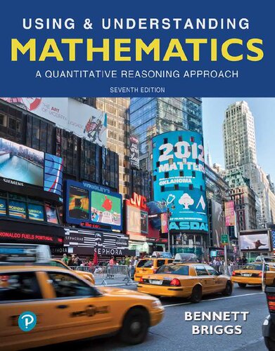 Using & Understanding Mathematics: A Quantitative Reasoning Approach (7th Edition)