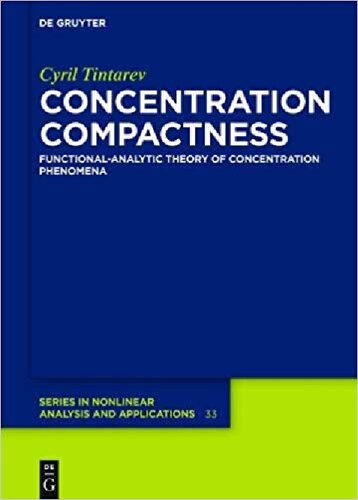 Concentration Compactness: Functional-Analytic Theory of Concentration Phenomena (De Gruyter Series in Nonlinear Analysis and Applications, Band 33)