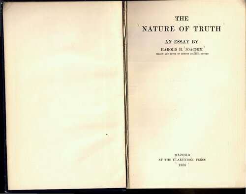 The Nature of Truth