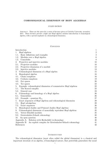 Cohomological dimension of Hopf algebras