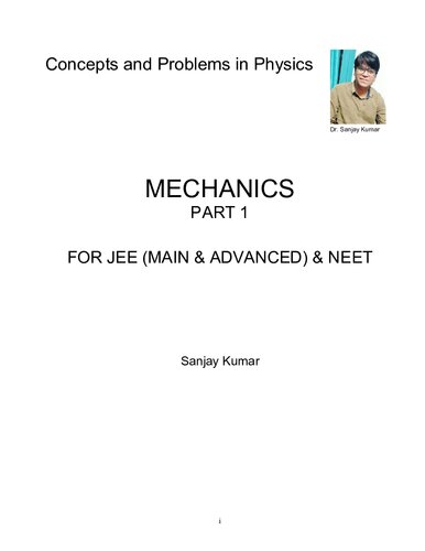 Mechanics.Part.1 FOR JEE (MAIN & ADVANCED) & NEET